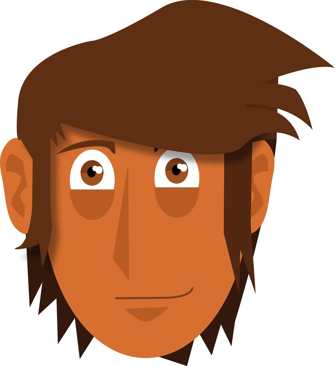 Face of a guy png transparent