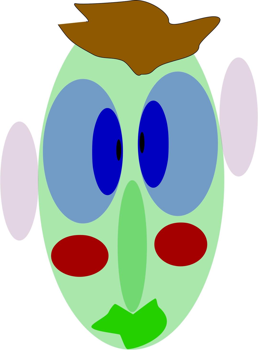 Face With Eyes Ears Little Hair png transparent