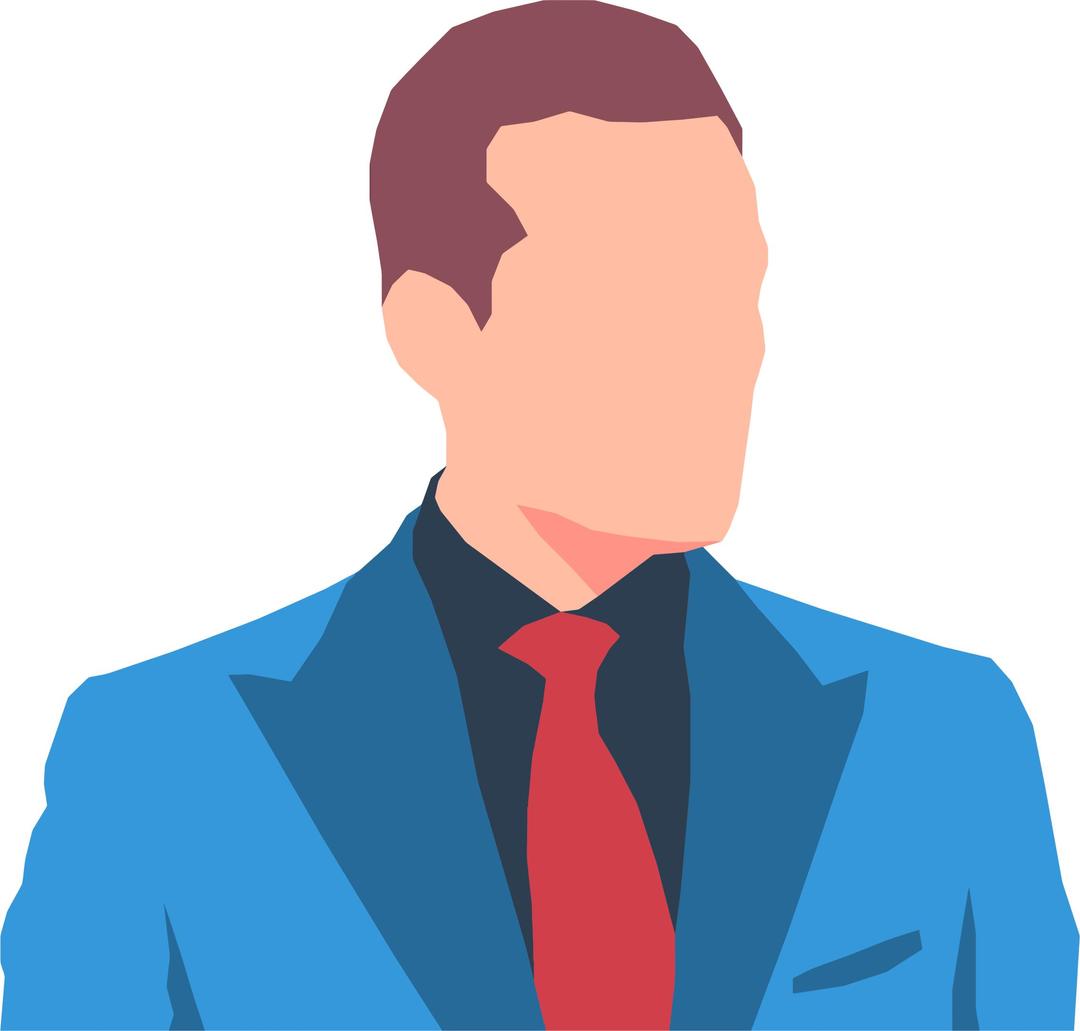 Faceless Male Avatar In Suit png transparent