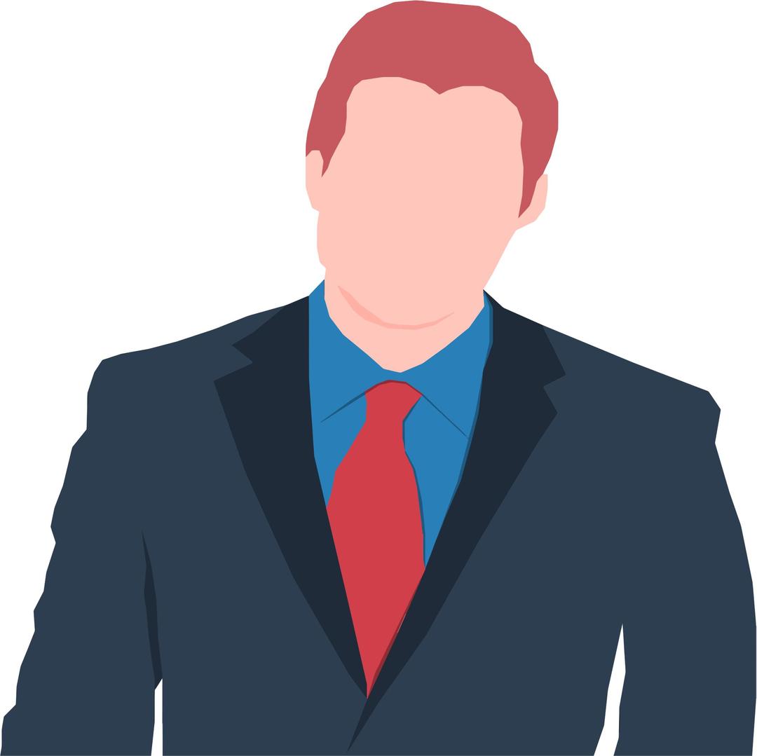 Faceless Male Avatar In Suit 2 png transparent