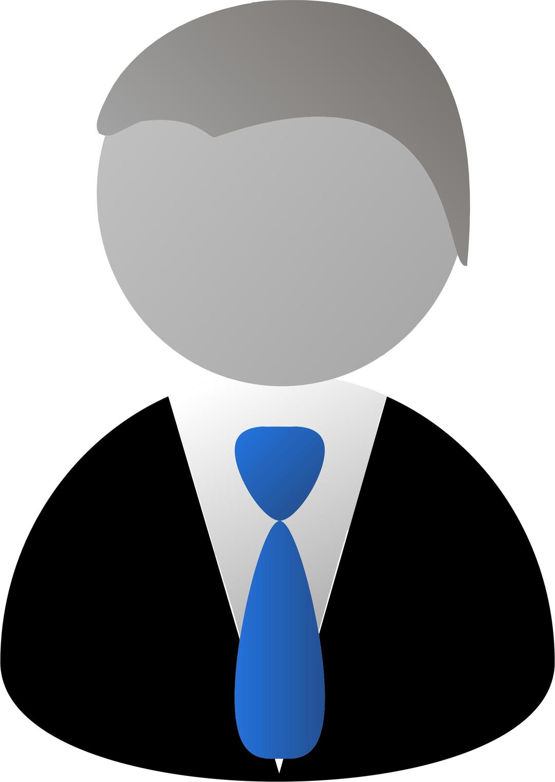 Faceless Man In Suit Icon png transparent