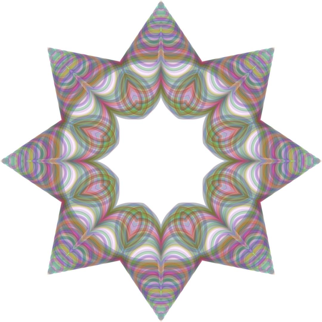 Faded Star png transparent