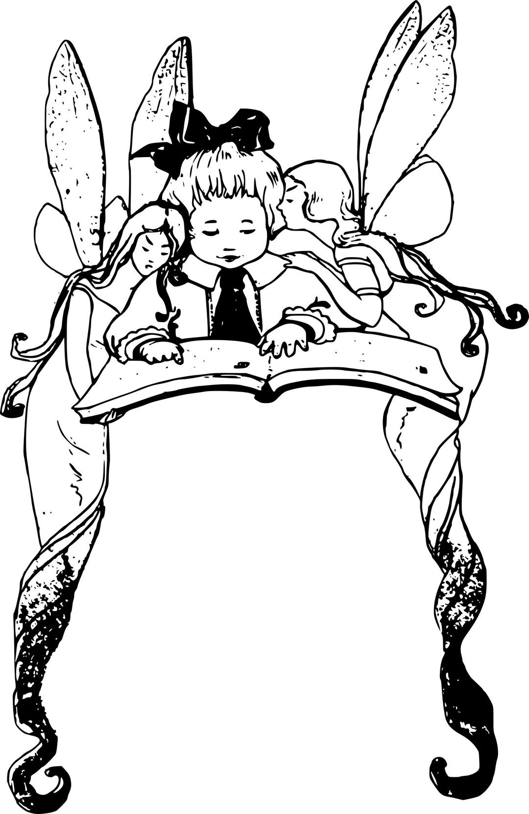 Fairies and a Baby png transparent