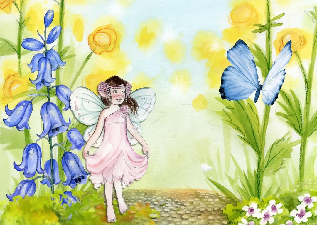 Fairy And Butterfly png transparent