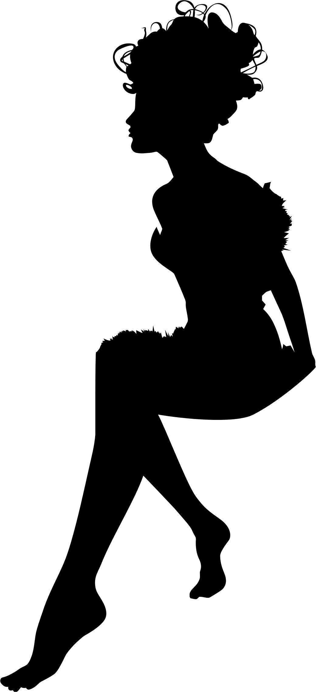 Fairy Sitting In CIrcle Minus Circle Silhouette png transparent