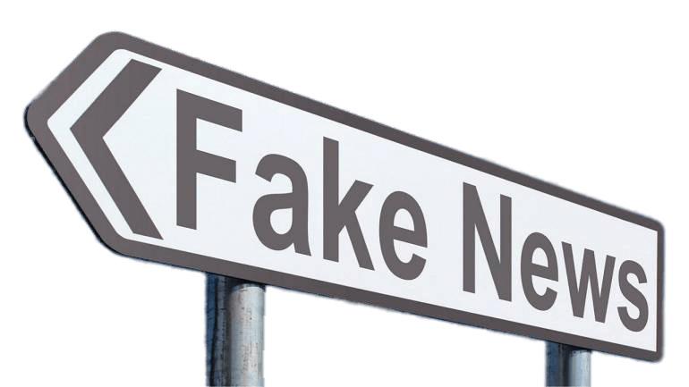Fake News Direction Sign png transparent
