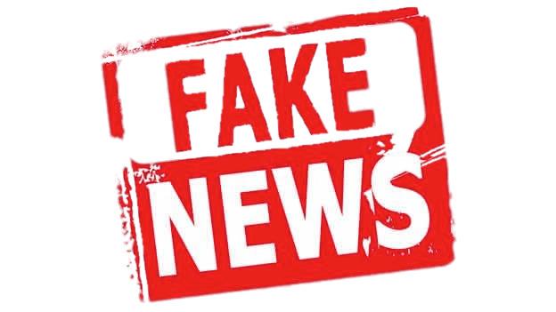 Fake News Red and White png transparent