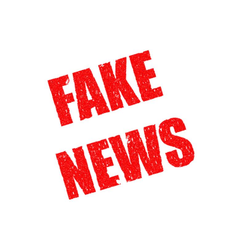 Fake News Red Letters png transparent