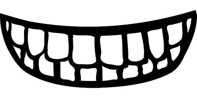 False Teeth Clipart png transparent