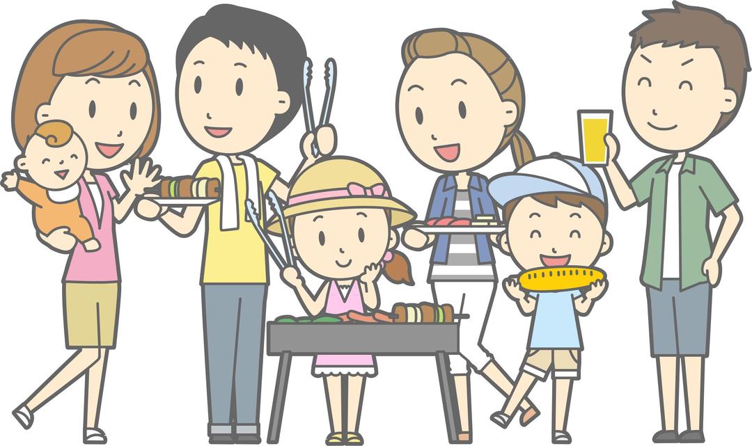 Family Barbecue (#1) png transparent