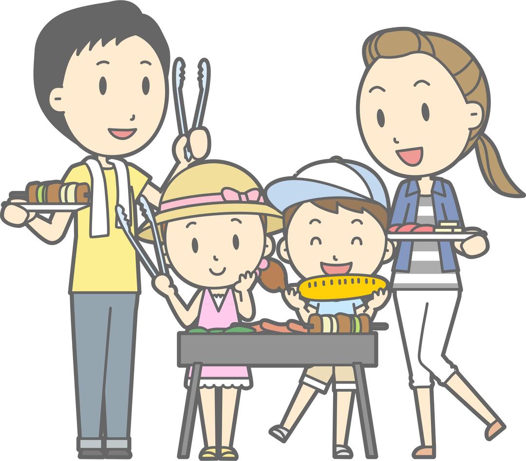 Family Barbecue (#2) png transparent