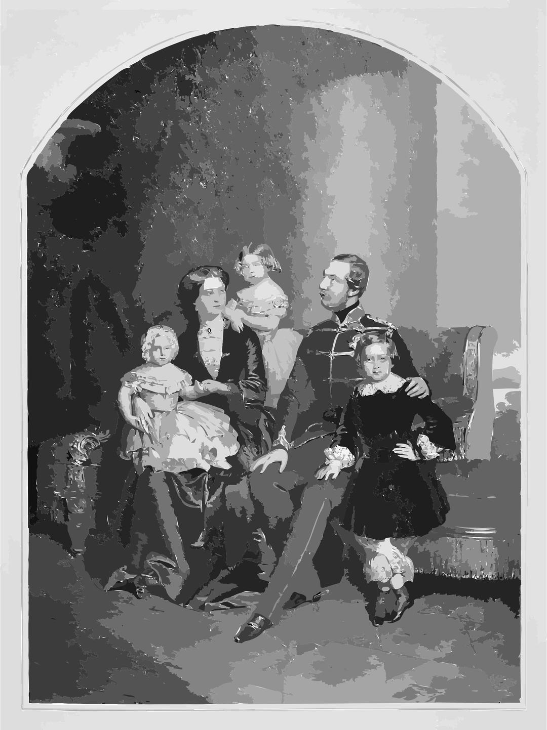 Family George V of Hanover png transparent