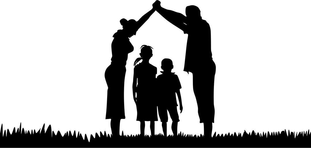 Family Shelter Silhouette png transparent