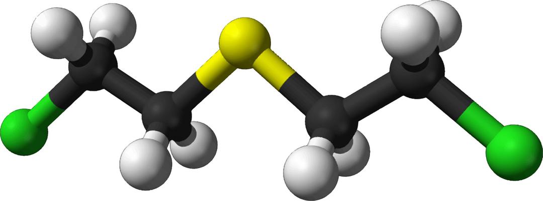 Famous (and infamous) molecules 25 - sulfur mustard png transparent