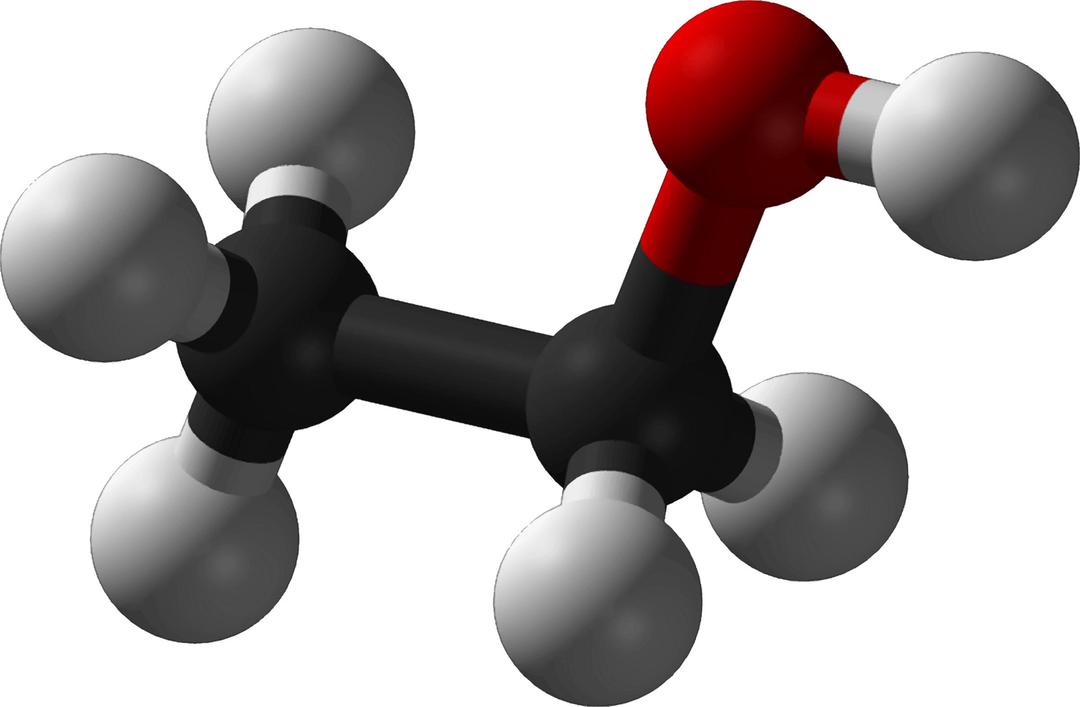 Famous (and infamous) molecules 7 - ethanol png transparent