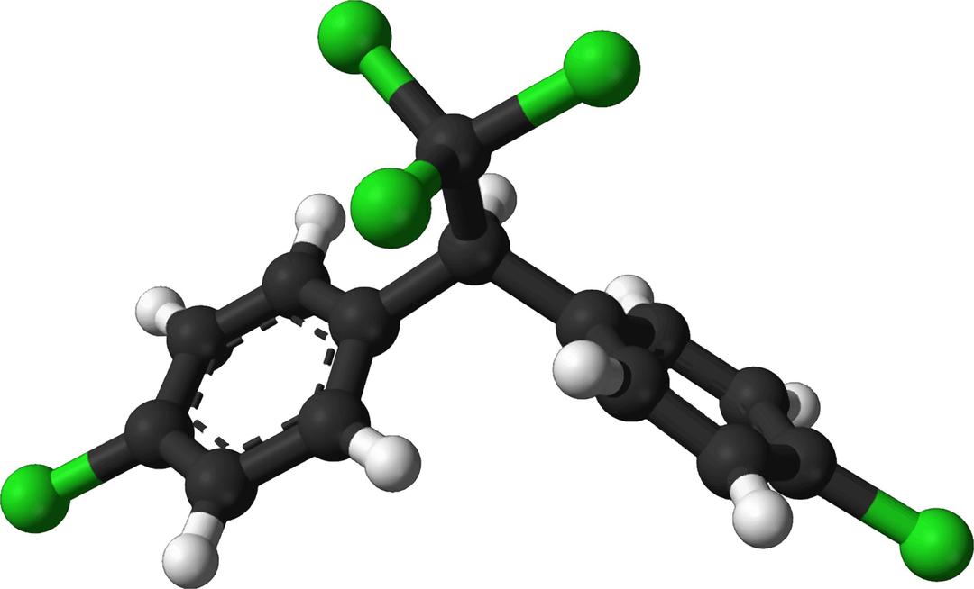 Famous (and infamous) molecules 9 - DDT png transparent