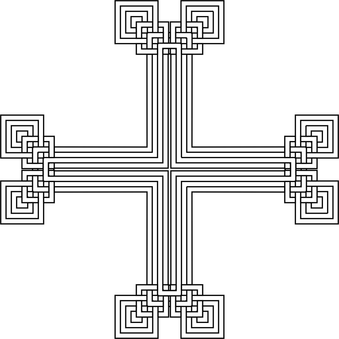 Fancy Ornamental Cross png transparent