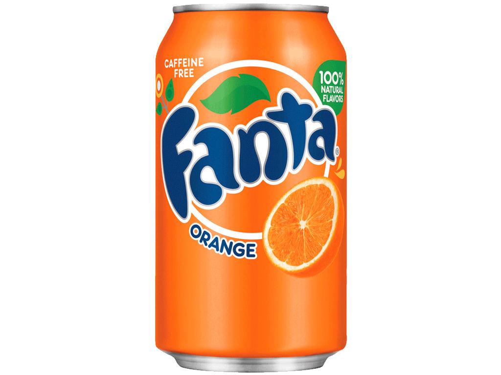 Fanta Orange Large Can png transparent