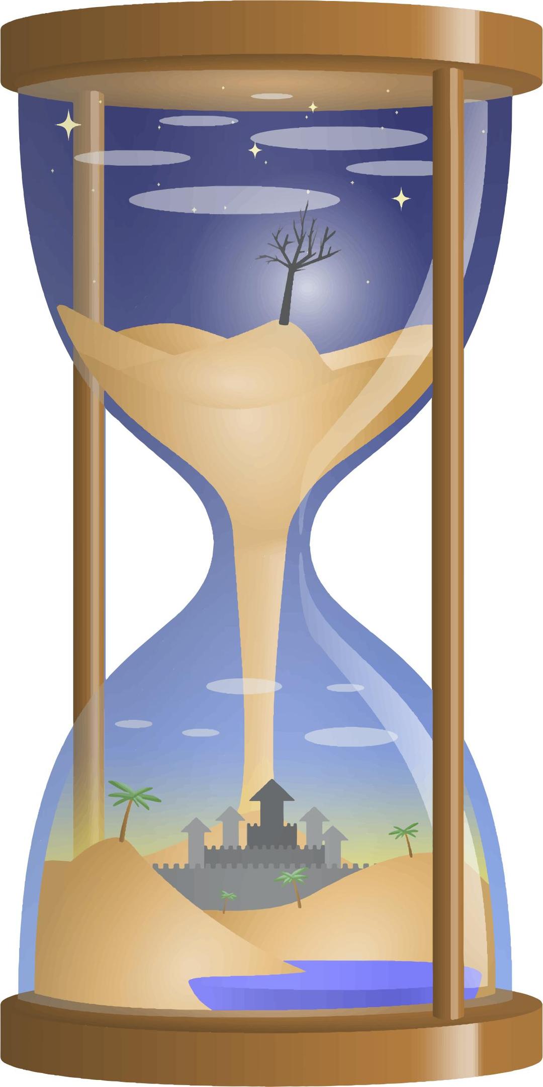 Fantasy Hourglass Trace 2 png transparent