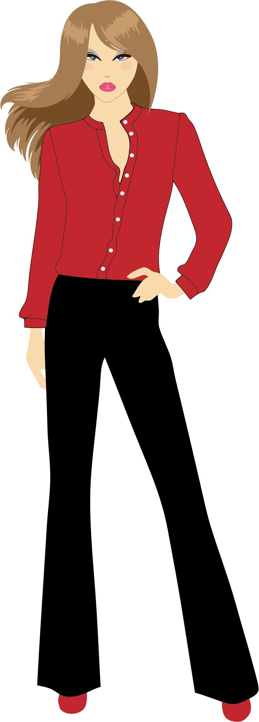 Fashion Woman With Hand On Hip png transparent