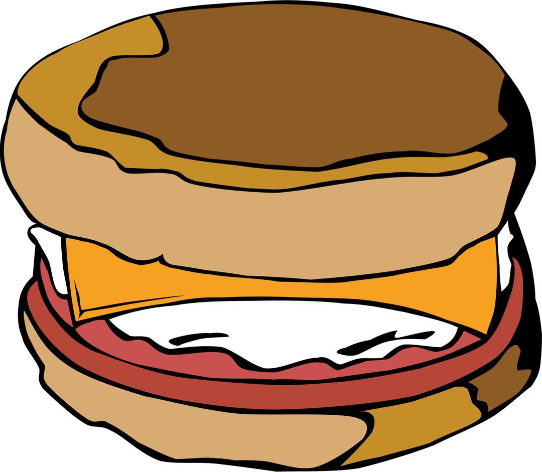 Fast Food, Breakfast, Egg Muffin png transparent
