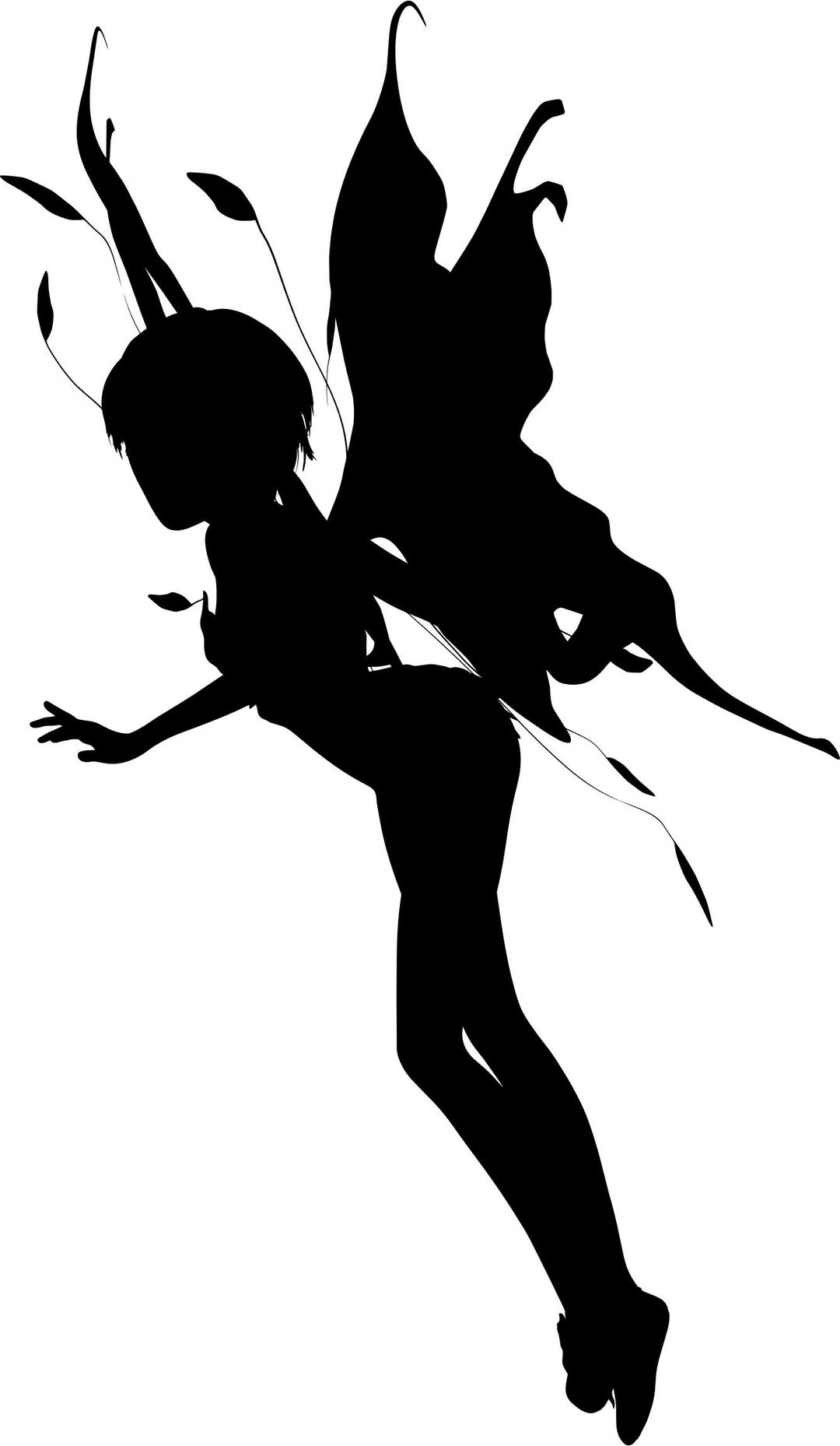 Female Fairy Silhouette png transparent