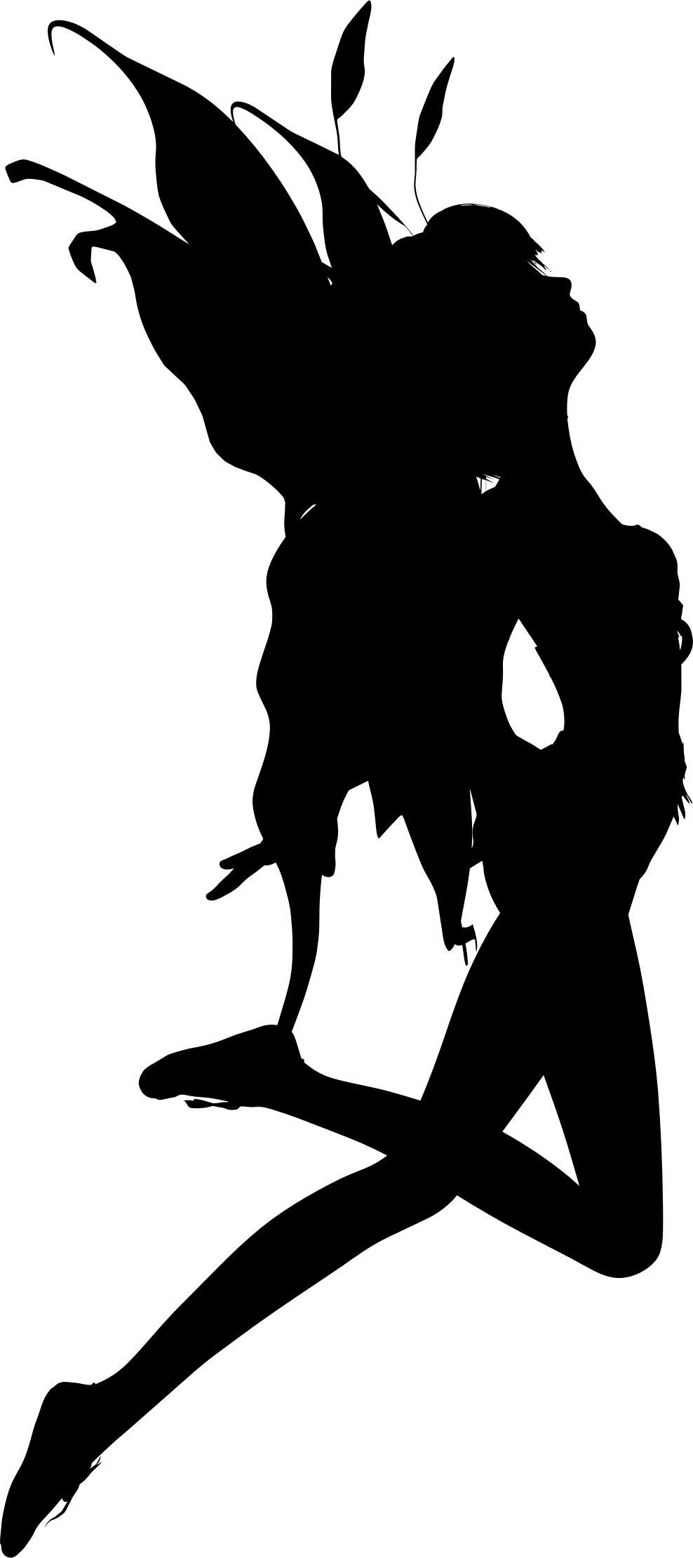 Female Fairy Silhouette 2 png transparent