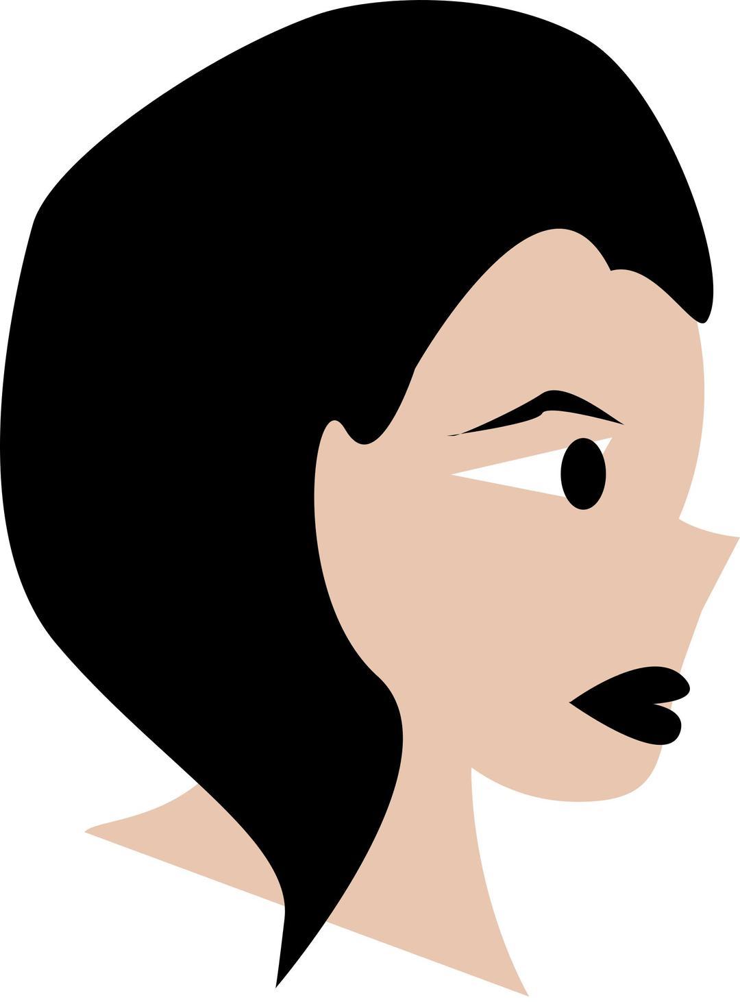 Female Head-Younger png transparent