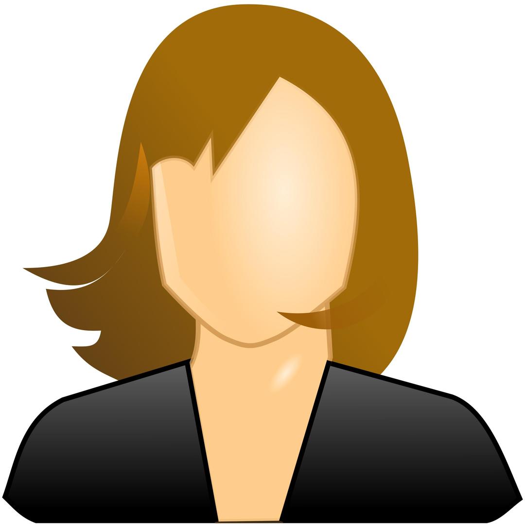 female user icon (trimmed) png transparent
