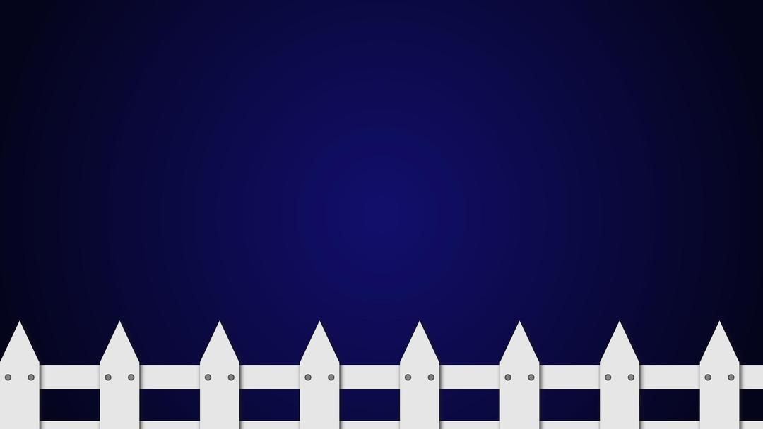 fence in the night without the branch png transparent