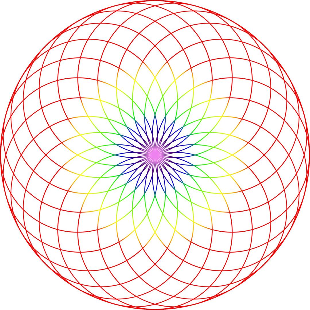 Fibonacci Dual Spiral png transparent