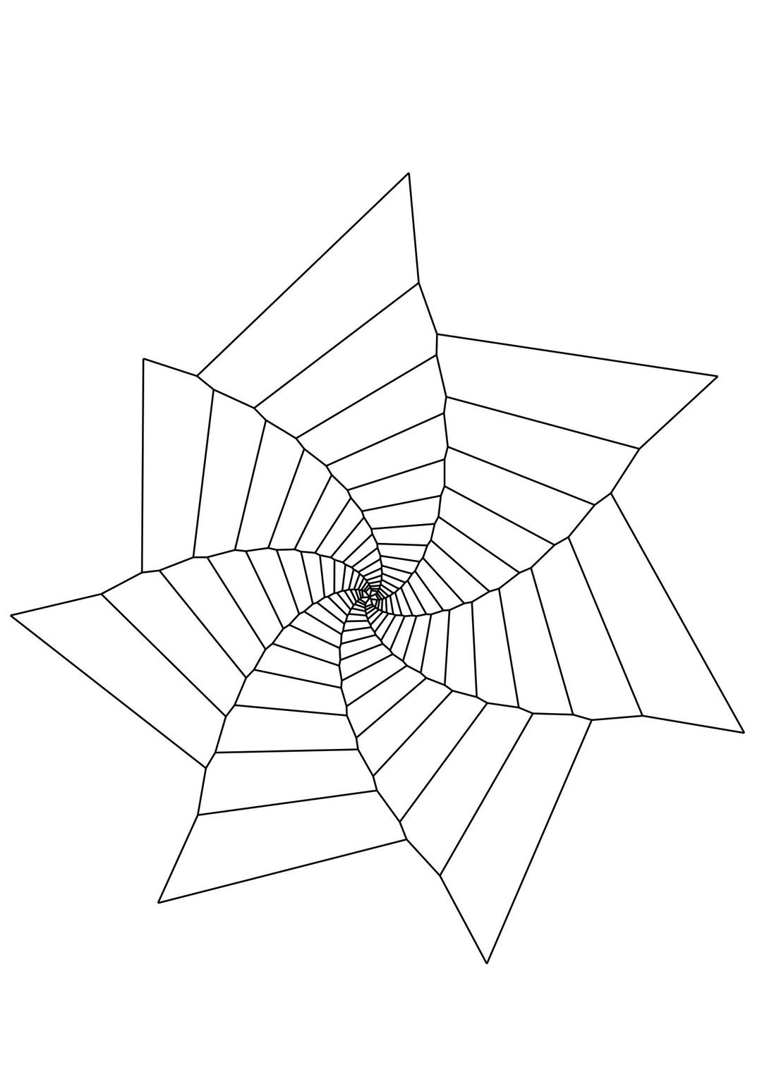 Fibonacci number 2D pattern png transparent