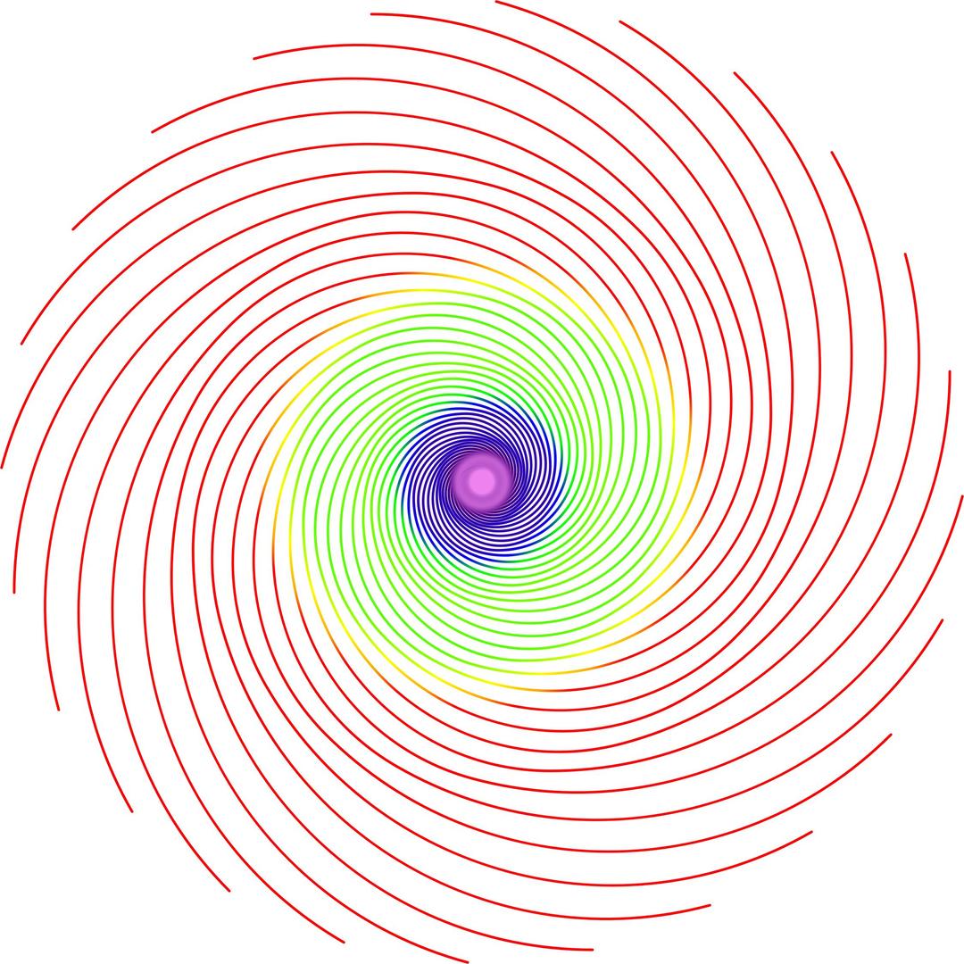 Fibonacci Spiral 2 png transparent
