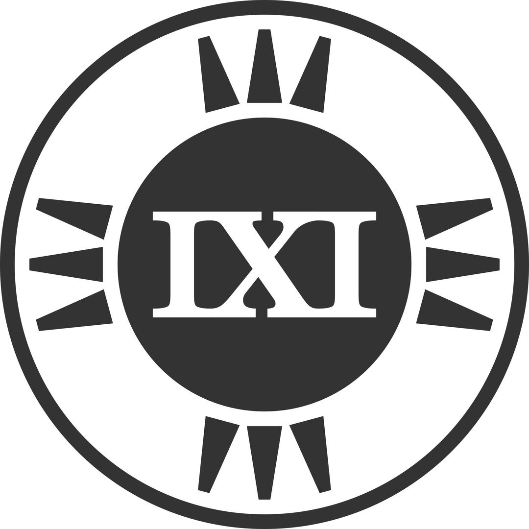 Fictional Brand Logo: IXI png transparent