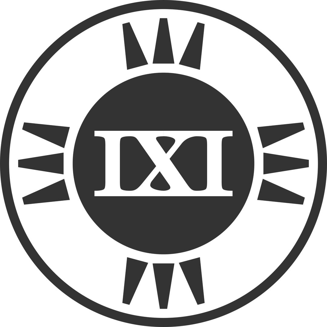 Fictional Brand Logo: IXI Variant B png transparent