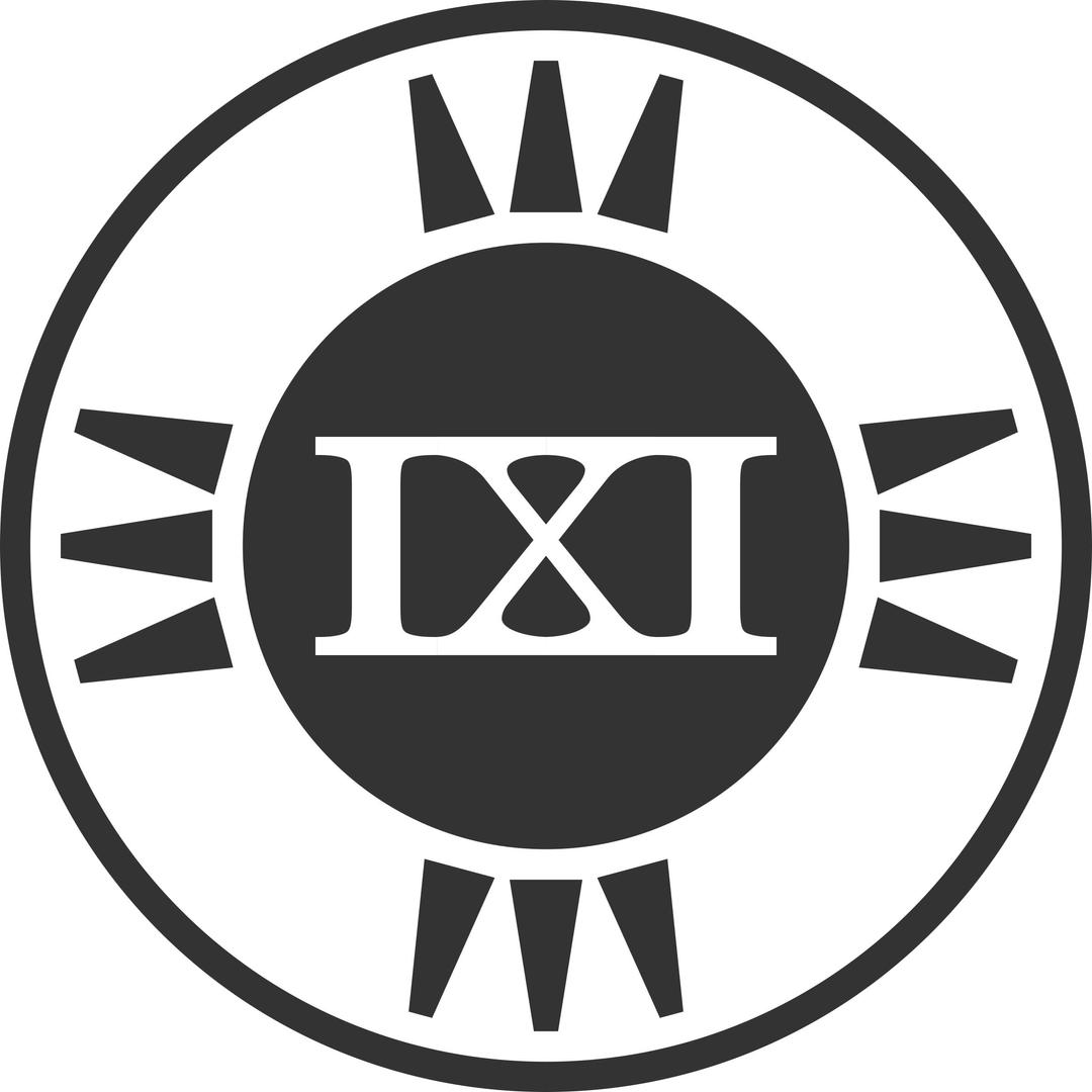Fictional Brand Logo: IXI Variant C png transparent
