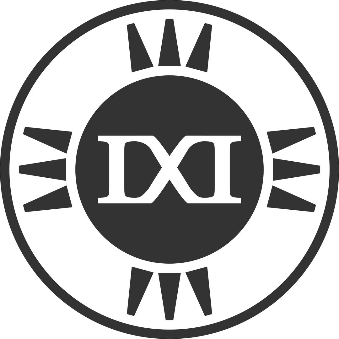 Fictional Brand Logo: IXI Variant E png transparent