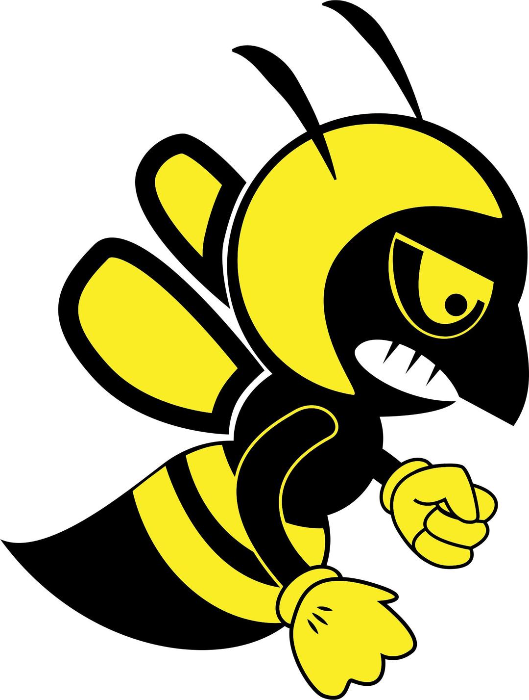 Fighting Bee png transparent