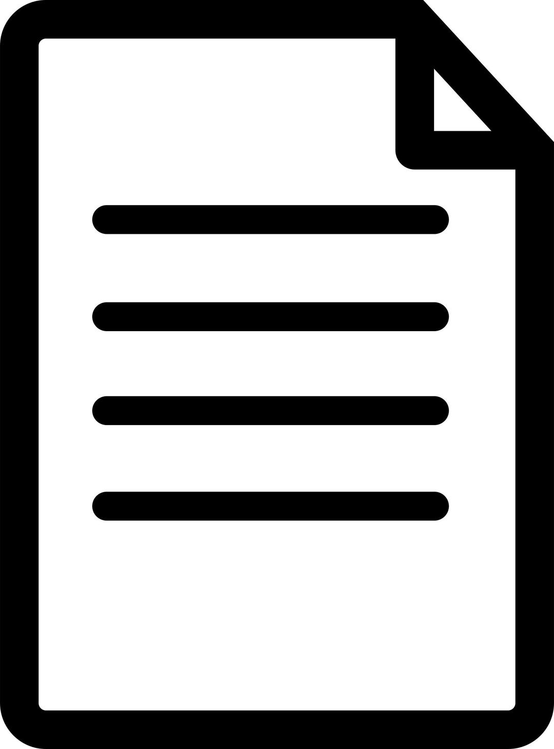 File or Document Icon png transparent