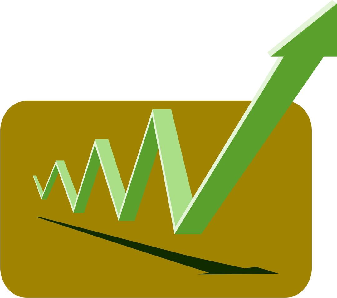 financial graph arrows green up png transparent