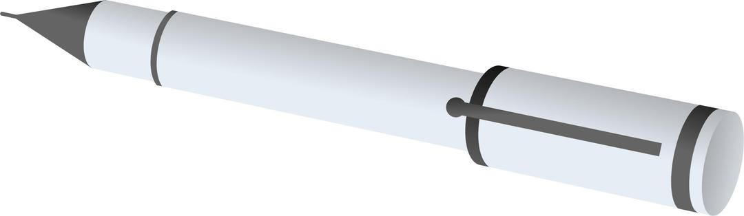 Fine Tipped White Pen png transparent