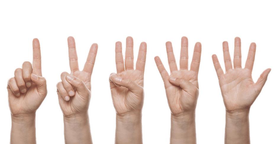 Finger Counting png transparent