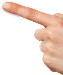 Finger Pointing Left From Right png transparent