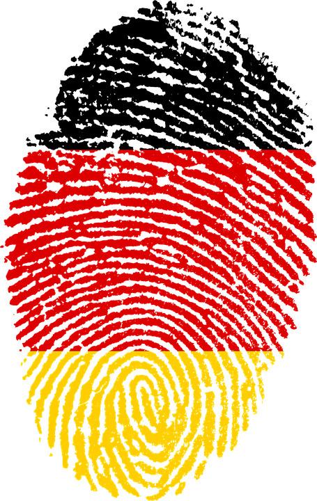 Fingerprint Germany Flag png transparent