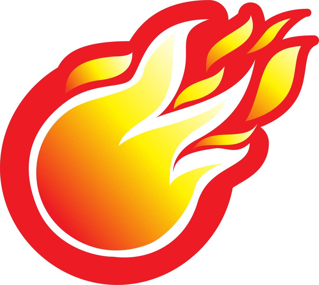 Fire Ball Icon png transparent
