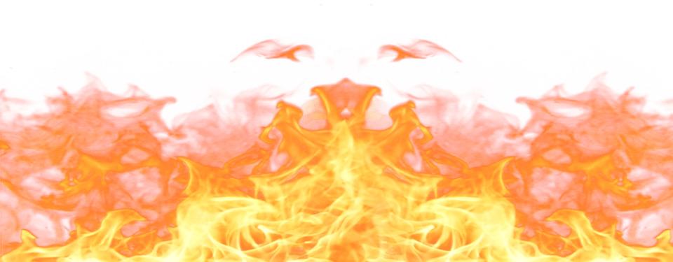 Fire Footer png transparent