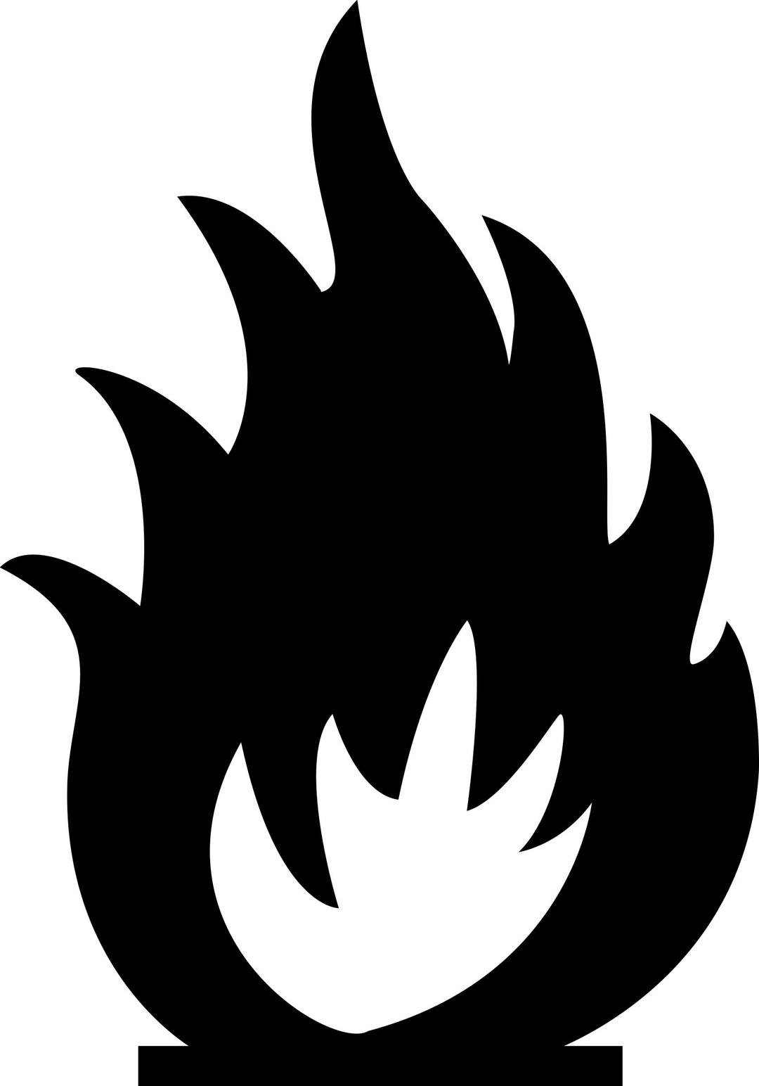 Fire warning symbol png transparent