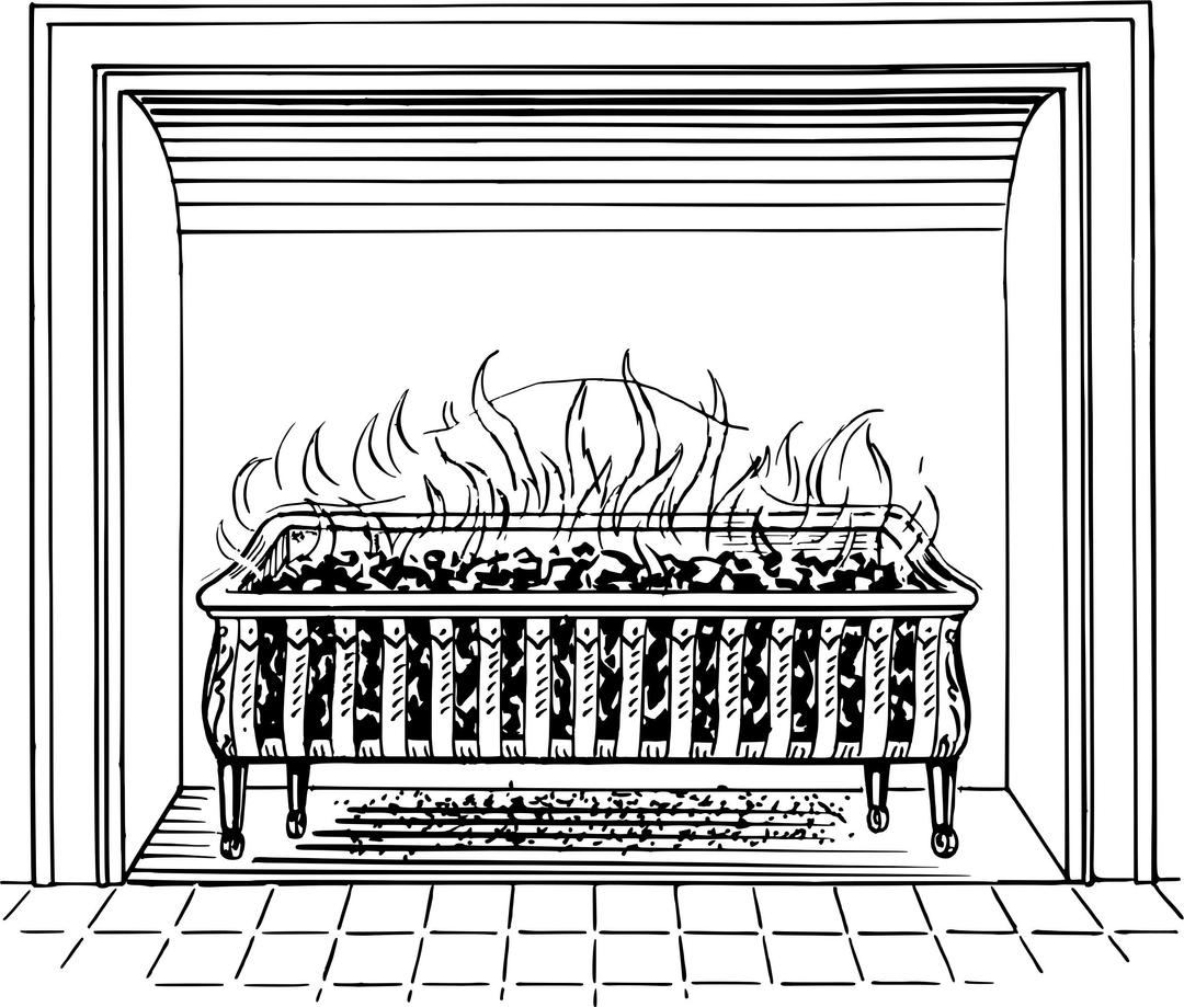 Fireplace png transparent