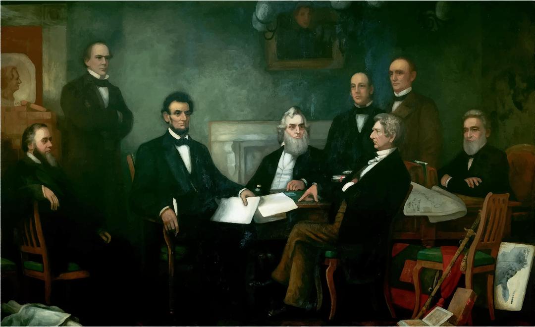 First Reading of the Emancipation Proclamation of President Lincoln png transparent