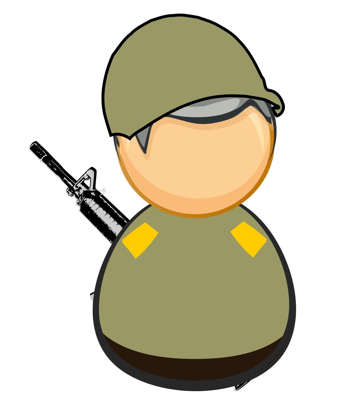 First responder icon - army / soldier png transparent